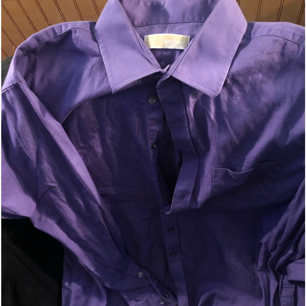 Michael kors purple button down great shape